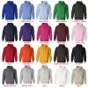 hoodie color chart - Garfield Shop