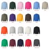 sweatshirt color chart - Garfield Shop