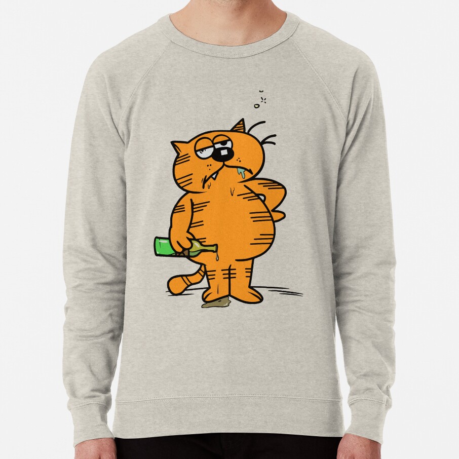 ssrcolightweight sweatshirtmensoatmeal heatherfrontsquare productx1000 bgf8f8f8 16 - Garfield Shop