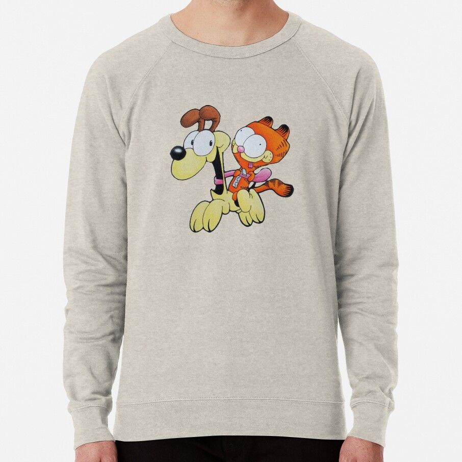ssrcolightweight sweatshirtmensoatmeal heatherfrontsquare productx1000 bgf8f8f8 27 - Garfield Shop
