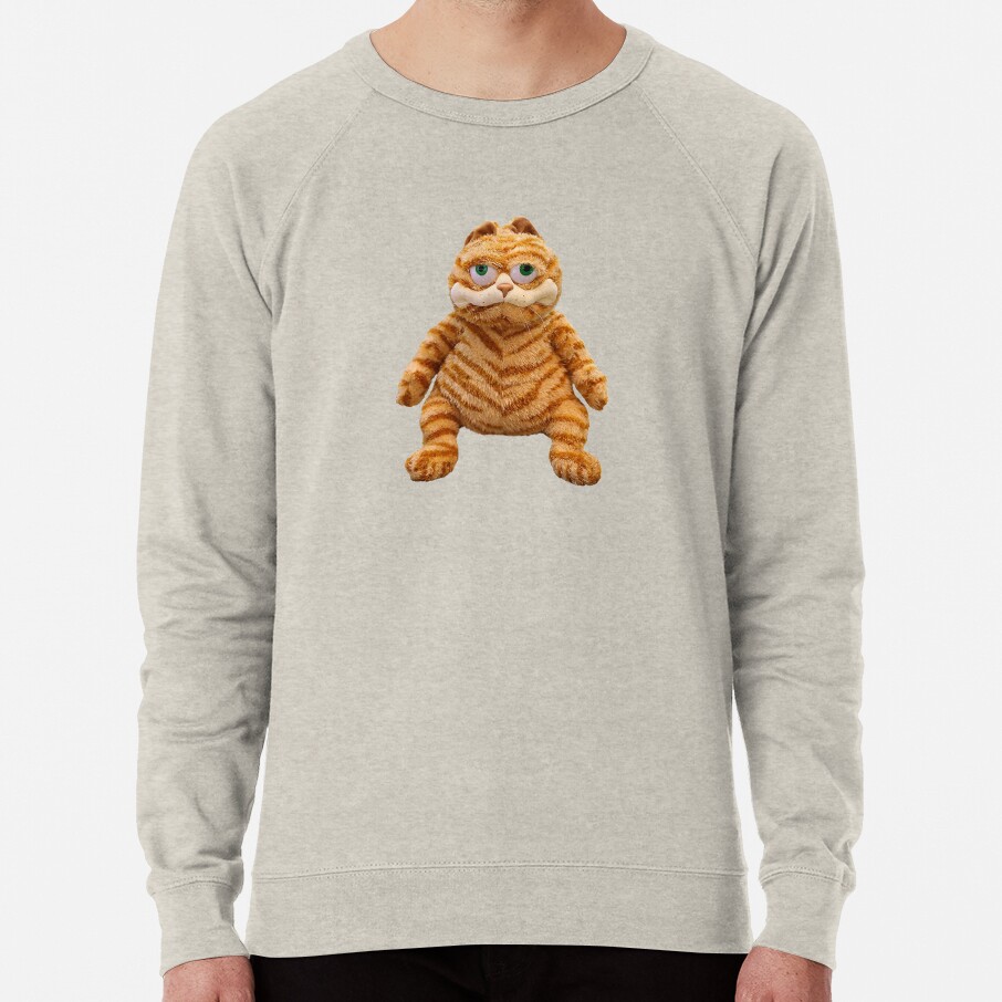 ssrcolightweight sweatshirtmensoatmeal heatherfrontsquare productx1000 bgf8f8f8 7 - Garfield Shop